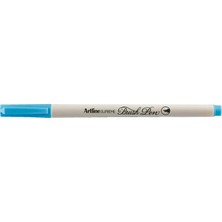 Artline Supreme İnce Fırça Uçlu Markör Kalem Açık Mavi Lv-A-Epfs-F L.Blue LV-A-EPFS-F (12 Li Paket)