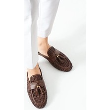 Dericia Shoes Fable Hakiki Deri Günlük Rahat Kadın Terlik