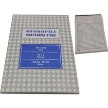 Altınyıldız Otokopili Sipariş Fişi 50 Yaprak 14X20 Cm OM078 (12 Koçan)
