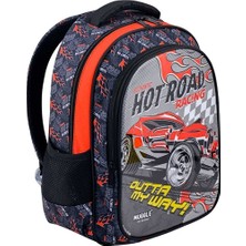  muggle okul sırt çantası hot roat siyah mu-0112