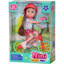 Senson Sevimli Bisikletli Kız - 53836-BİSİKLET (Lisinya)