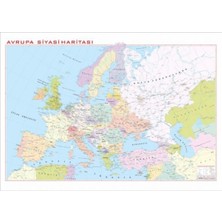  gürbüz avrupa siyasi haritası 70x100cm 22043