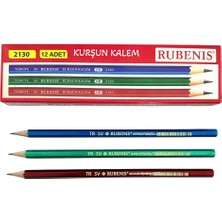 Rubenis Kurşun Kalem Mercanlı HB 2130 (12 Li Paket)
