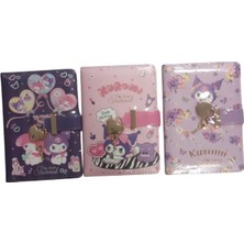 Bruno Visconti Vj Kuromi Kilitli Günlük A6 192 Sayfa 80 Gram 525-2217 (16 Lı Paket)