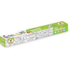 Lino Yapışkanlı Boyama Rulosu Age Of Dinosau 200X30 Ls-202