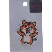  ekstrafix yapışkanlı sudan etkilenmeyen sticker the sticker story kedi tss0089 (1 adet)