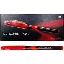Pentonic Roller Kalem Evo 0.7 Mm Kırmızı (10 Lu Paket)