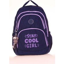  kaukko crazy okul sırt çantası navy blue k1680