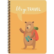 Keskin Color Defter Karton Kapak Spiralli Gezginler 16,5X22,5 80 Yaprak Çizgili 386041-99 (6 lı Paket)