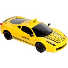 Toysan Oyuncak Sürtmeli Sarı Taksi 1:16 Taxi Car TOY-22