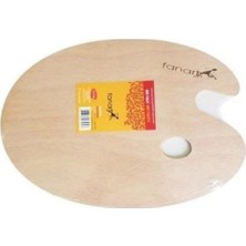Fanart Academy Mdf Oval Palet 20X30X0,3Cm