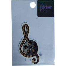 Ekstrafix Yapışkanlı Sudan Etkilenmeyen Sticker The Sticker Story Sol Anahtarı Tss0092 (1 Adet)