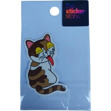 Ekstrafix Yapışkanlı Sudan Etkilenmeyen Sticker The Sticker Story Kedi Tss0066 (1 Adet)