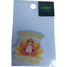 Ekstrafix Yapışkanlı Sudan Etkilenmeyen Sticker The Sticker Story Namastay Tss0038 (1 Adet)