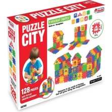 Dede Oyuncak Puzzle City Lego 128 Parça 03703