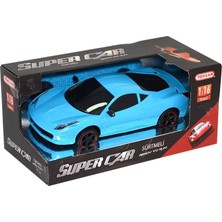 Toysan Oyuncak Sürtmeli Süper Araba 1:16 Lam Fer TOY-18 (Karışık Model 1 Adet)