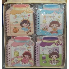 Munis Not Defteri Simli Bubble 0724 (Karışık Renk 1 Adet)