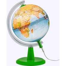  gürbüz küre ıngilizce ışıklı (fiziki+siyasi) 20 cm 47201