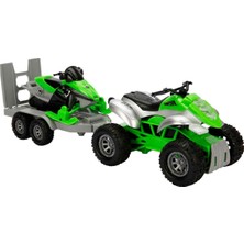 Sunman Oyuncak Maxx Wheels Süper Atv Sesli ve Işıklı Sürtmeli Araçlar S00003406