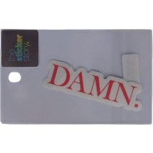 Ekstrafix Yapışkanlı Sudan Etkilenmeyen Sticker The Sticker Story Damn Tss0161 (1 Adet)