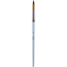 Brons Sulu Boya Fırçası Sentetik Kıl Yuvarlak Uç 11 123 Seri (12 Li Paket)