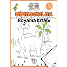  tb çoçuk boyama kitabı dinazorlar 44 sayfa
