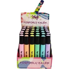 Vinson Maxx Fosforlu Kalem (İşaret Kalemi) Pastel Renkler Mx-2620 (36 Lı Paket)