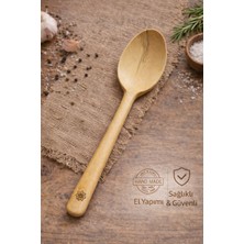 El Yapımı Şimşir Yemek Kaşığı 26 Cm.
