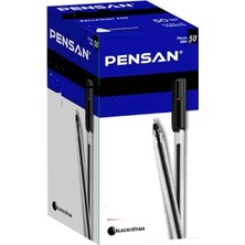 Pensan Tükenmez Kalem Üçgen Siyah 0,5 Mm 2305 (50 Li Paket)