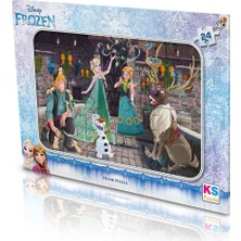  ks games frame puzzle 24 parça frozen lisanslı (karışık desen 1 adet) frz704