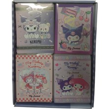 Bruno Visconti Vj Kuromi Mini Journal Not Defteri A6 128 Sayfa 80 Gram 525-2213 (16 Lı Paket)