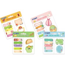Gıpta Yapışkan Not Kağıdı Desenli Set K0120 (48 Li Paket)