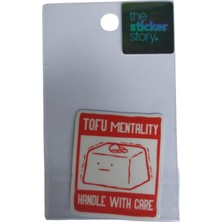 Ekstrafix Yapışkanlı Sudan Etkilenmeyen Sticker The Sticker Story Tofu Mentality Tss0090 (1 Adet)