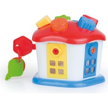 Dolu Oyuncak Sevimli Bultak Ev-Kilitli Kapı 5096