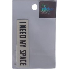  ekstrafix yapışkanlı sudan etkilenmeyen sticker the sticker story ı need my space tss0031 (1 adet)