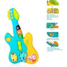Bafix Vardem Oyuncak Işıklı Ve Müzikli Gitar Bebek Piyanosu Vrd-Jlg-855-36A (Karışık Renk 1 Adet)