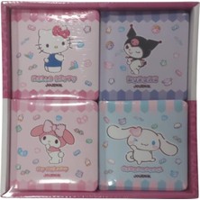 Bruno Visconti Vj Kuromi Mini Square Journal Not Defteri 9X9Cm 192 Sayfa 100 Gram 525-2216 (16 Lı Paket)