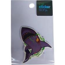  ekstrafix yapışkanlı sudan etkilenmeyen sticker the sticker story köpek balığı tss0028 (1 adet)