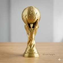 3dproga 3D Baskılı Worldcup 20 cm Altın Renk