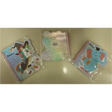 Munis Not Defteri Simli Şekilli 0724 (Karışık Renk 1 Adet)