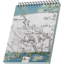 Esranın Dünyası Almond Blossoms, Van Gogh Tasarımlı Eskiz Defteri