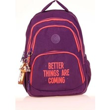 Kaukko Crazy Okul Sırt Çantası Purple K1678
