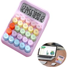 Piano 12 Hane Renkli Hesap Makinesi 0000950 (Karışık Renk 1 Adet)