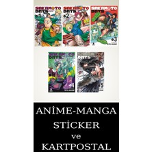 Kurukafa Yayınları Sakamoto Days 1-2-3-4-5 Manga Seti (5 Kitap) / Anime-Manga Sticker ve Kartpostal Hediyeli