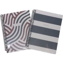 Dilman Çizgi Serisi Not Defteri 1.Hamur 16X22Cm 120 Yaprak Kareli 6436 (Karışık Renk 1 Adet)