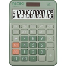Noki Masaüstü Hesap Makinesi 12 Hane Yeşil H-Mc012Y
