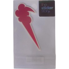  ekstrafix yapışkanlı sudan etkilenmeyen sticker the sticker story kırmızı tss0060 (1 adet)