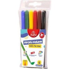  bu-bu keçeli kalem jumbo 5 mm karton kutu 12 renk kec003