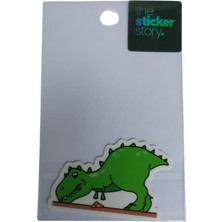 Ekstrafix Yapışkanlı Sudan Etkilenmeyen Sticker The Sticker Story Dinazor Tss0225 (1 Adet)