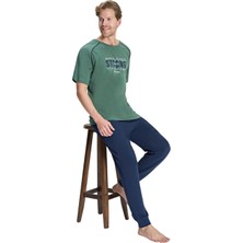 Over Sleep by Poleren Over Sleep 2395 Erkek Likralı Eşli Yazlık Takım (M-L-Xl-2xl)